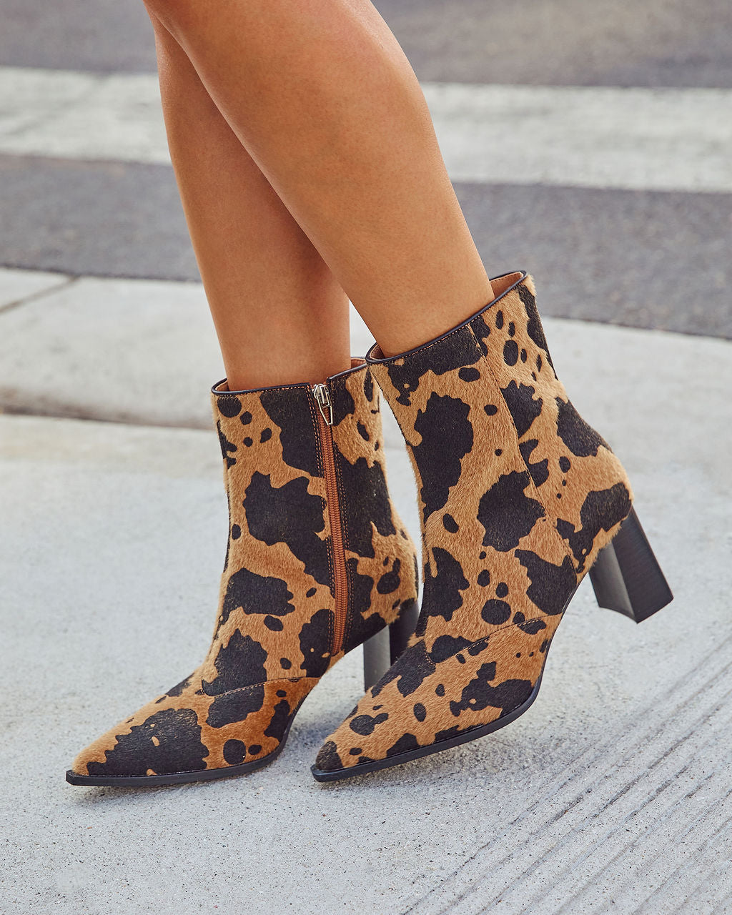 Milos Animal Print Bootie