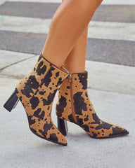 Milos Animal Print Bootie
