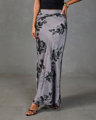 English Garden Floral Maxi Skirt