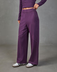 Good Stretch Knit High Rise Track Pants
