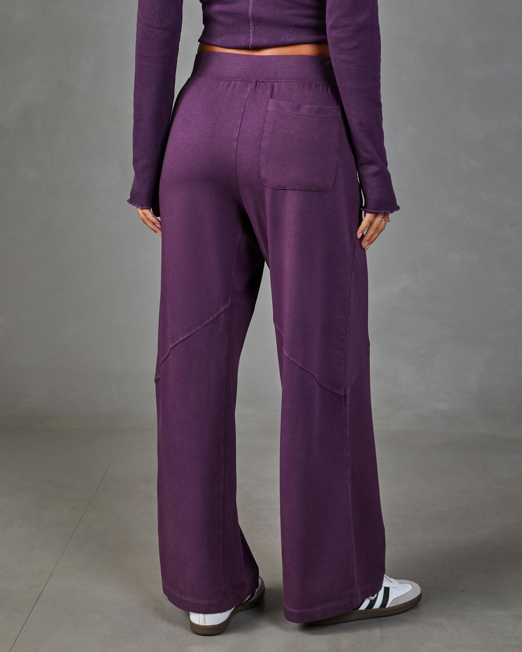 Good Stretch Knit High Rise Track Pants