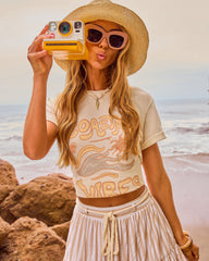 Coastal Vibes Cotton Graphic Short Sleeve Tee