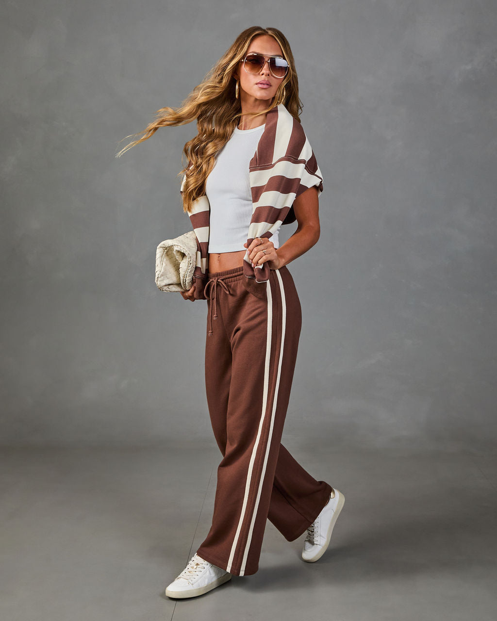 Home Team Striped Drawstring Pants
