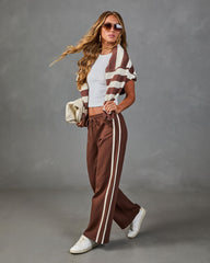 Home Team Striped Drawstring Pants