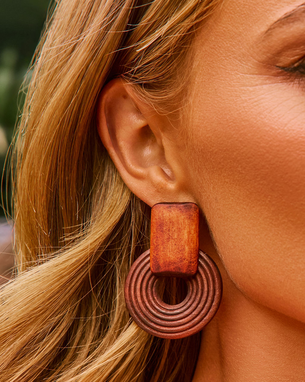 Sea Canvas Wooden Earrings