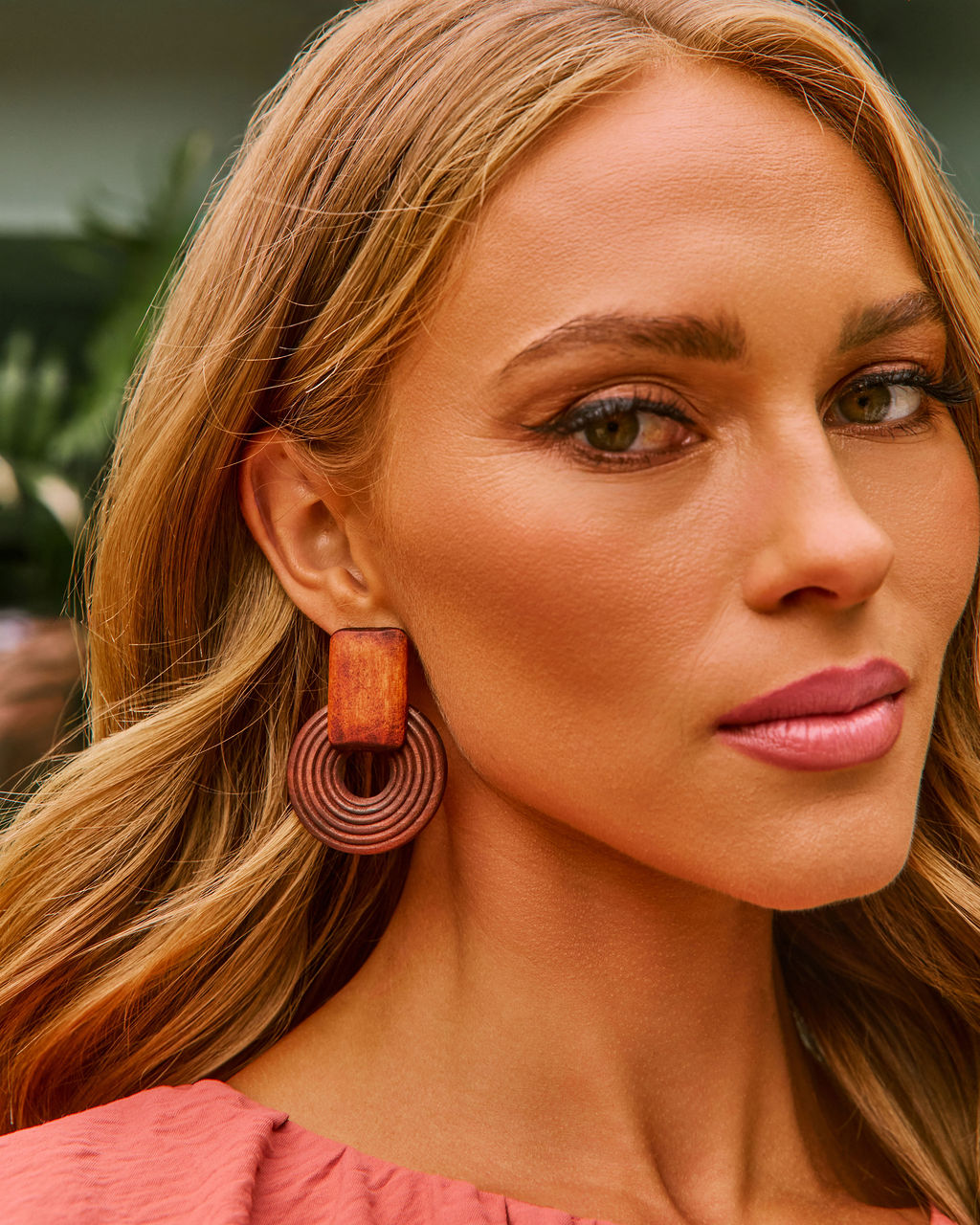 Sea Canvas Wooden Earrings