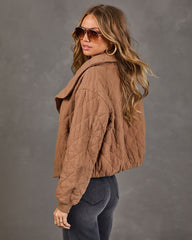 Honeyed Dreamer Cotton Quilted Jacket