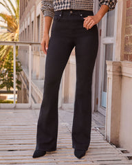 Ayla Super Stretch High Rise Color Flare Jeans