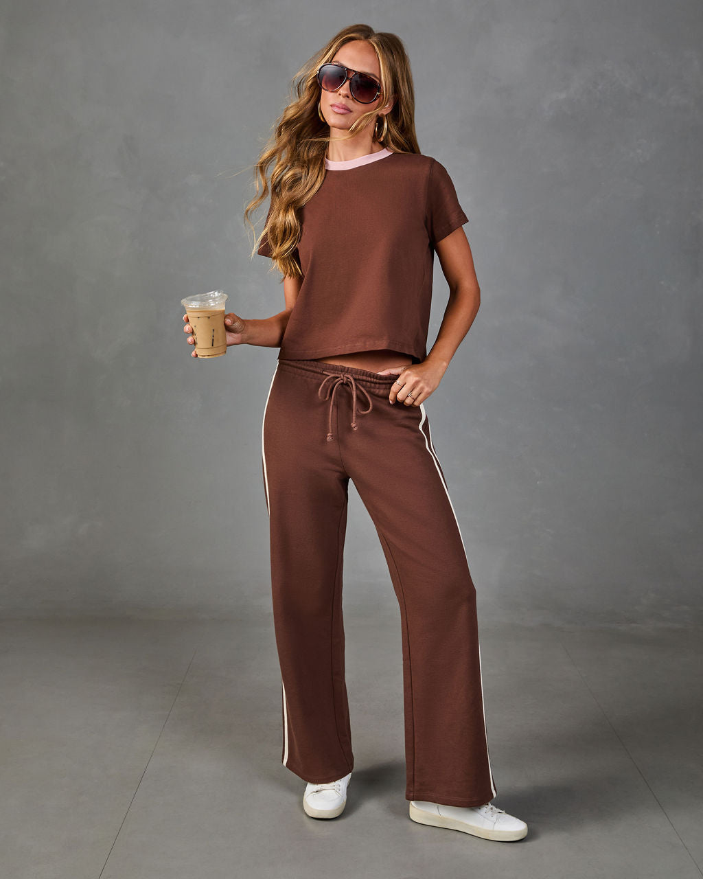Good Sport Cotton Contrast Trim Top