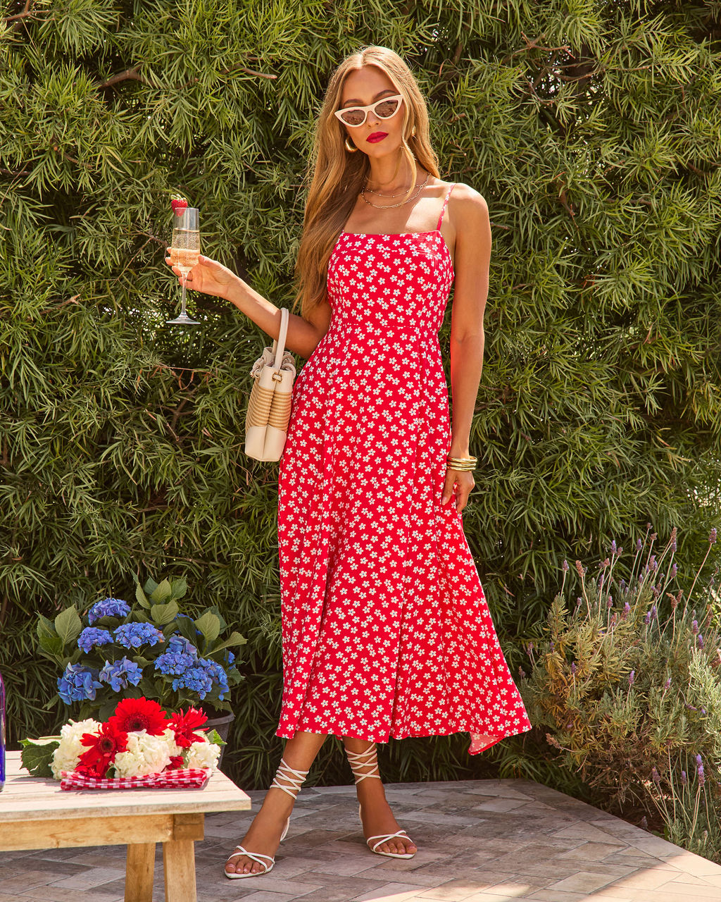 Petal Days Floral Midi Dress
