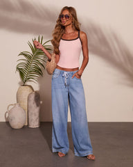 Costa Muse Contrast Trim Tank Top