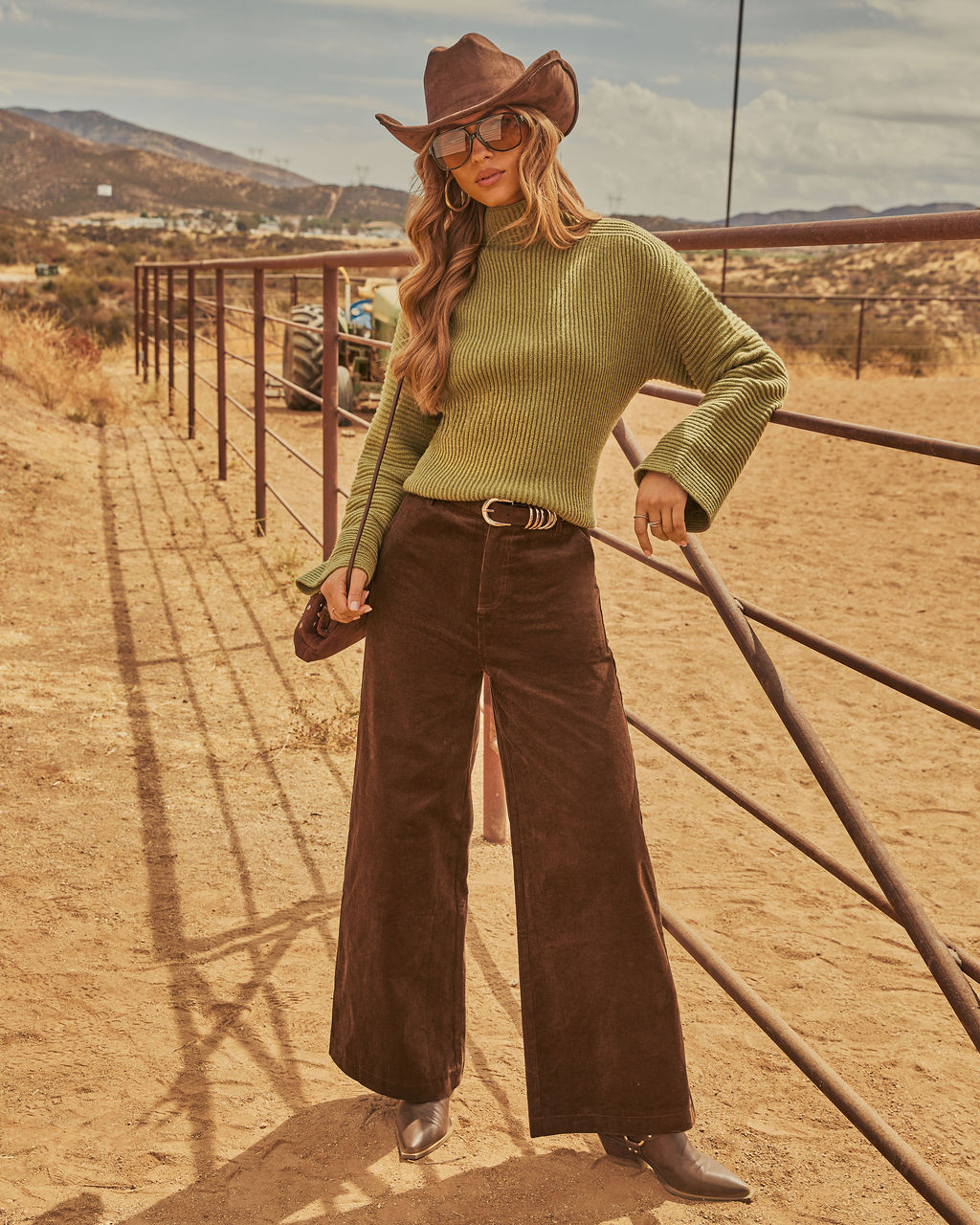Autumn Charm Corduroy Wide Leg Pants