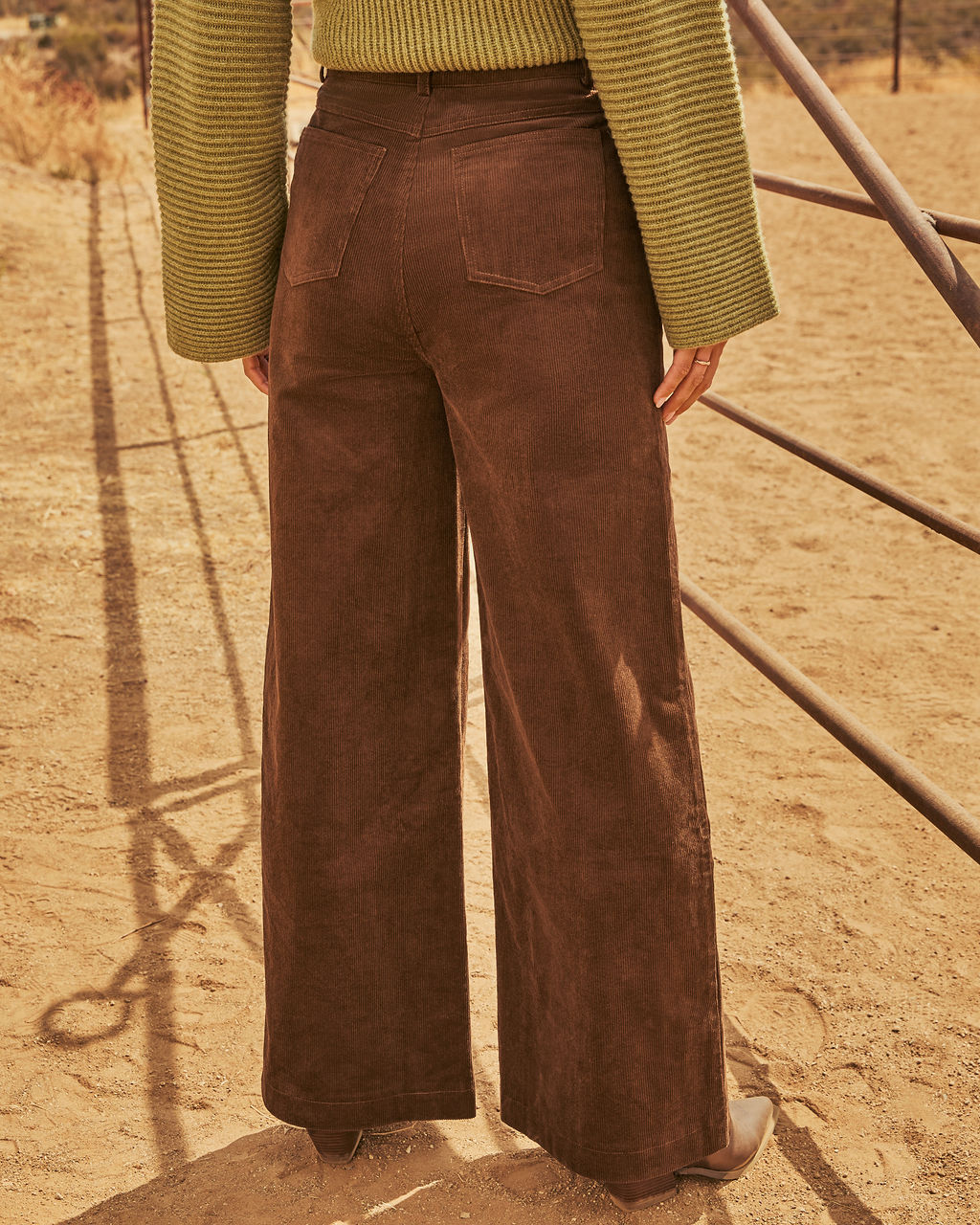 Autumn Charm Corduroy Wide Leg Pants