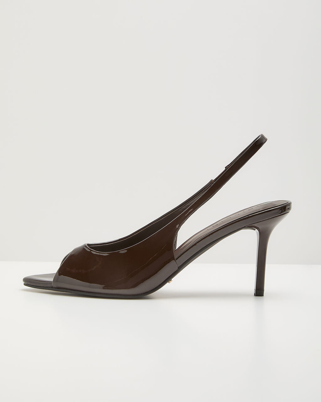 Milena Peep Toe Slingback Heels