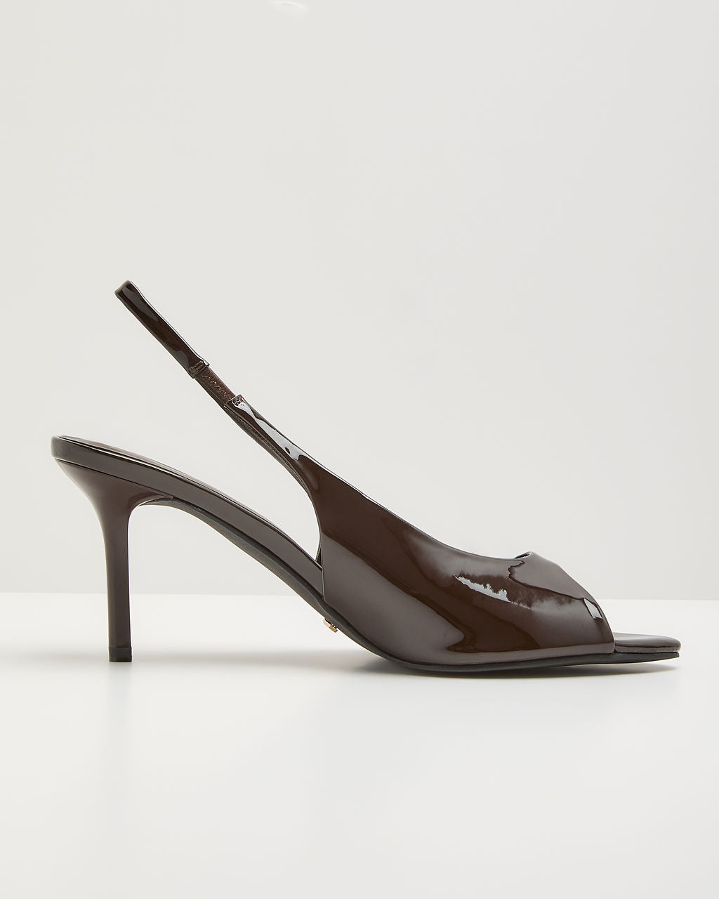 Milena Peep Toe Slingback Heels