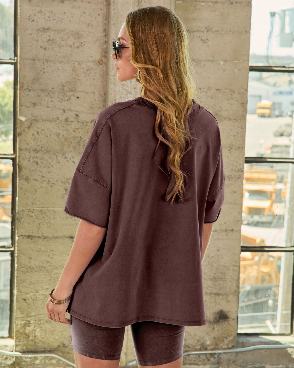 Modern Pulse Reversible Oversized Tee