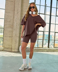 Modern Pulse Reversible Oversized Tee