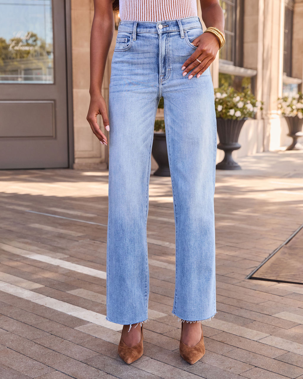 VICI Icon Super Stretch High Rise Straight Jeans