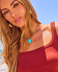 Ocean Coast Turquoise Stone Necklace