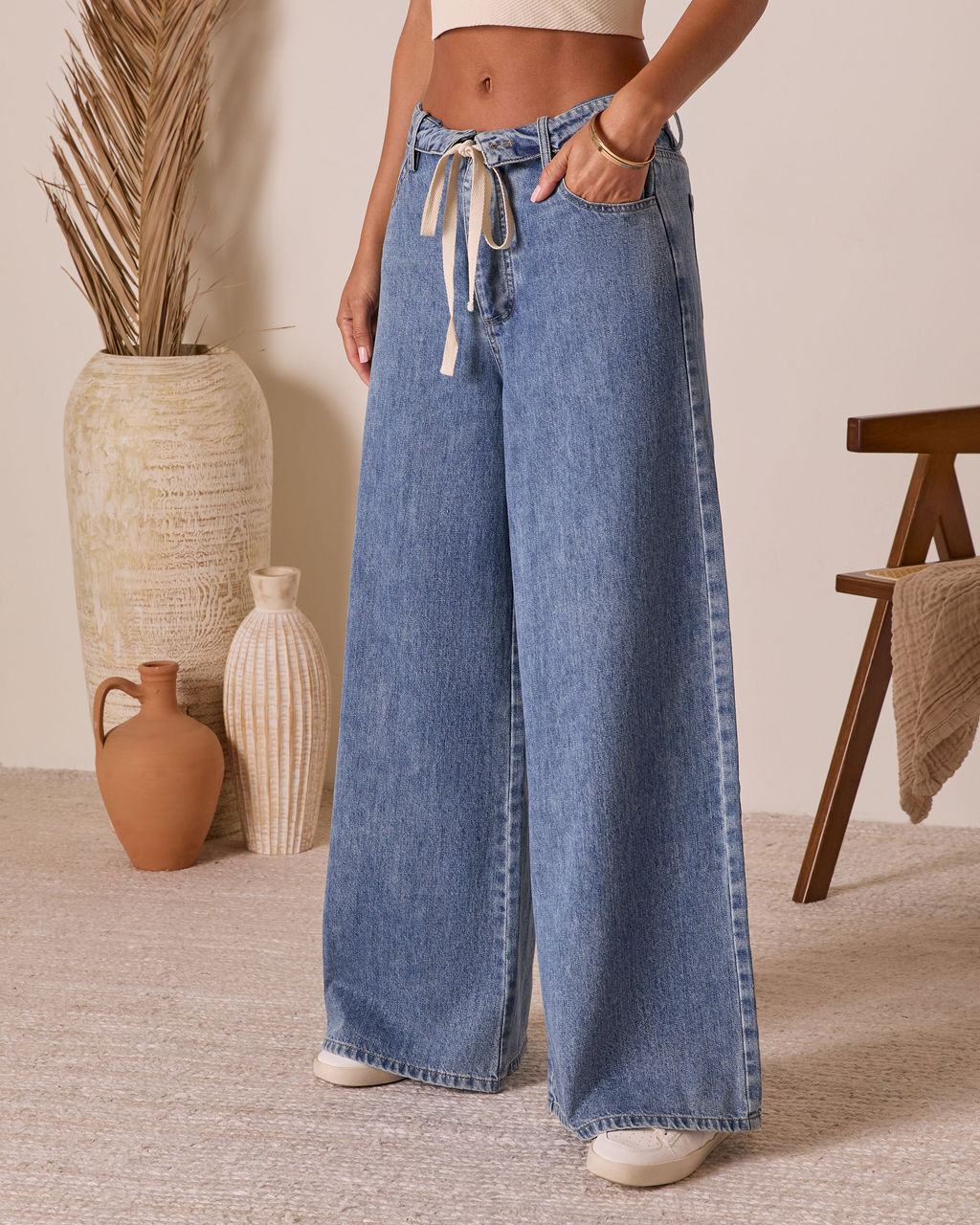 Solonge Drawstring Jeans