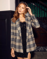 Dionne Plaid Blazer