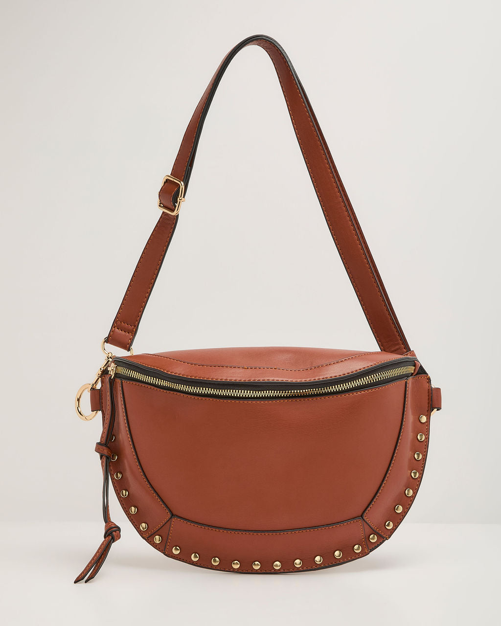 Gerardi Studded Vegan Leather Belt Bag