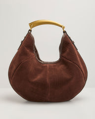 Linden Embossed Faux Suede Hobo Shoulder Bag