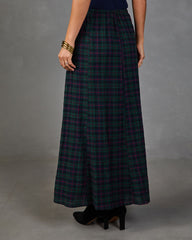 Darcey Plaid Maxi Skirt