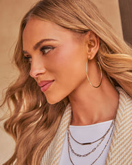 Gathered Joy Hoop Earrings