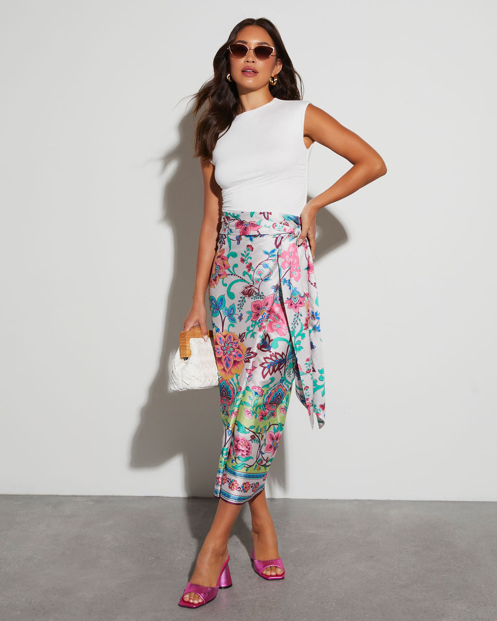 Darla Wrap Midi Skirt