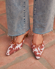 Heidi Animal Print Kitten Heel
