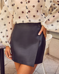 Hestia Faux Leather Mini Skirt