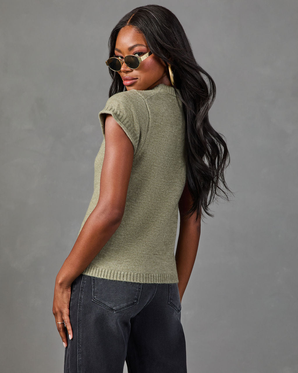 Nila Knit Short Sleeve Sweater