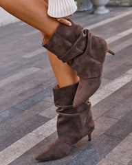 Orchard Walk Scrunch Faux Suede Bootie