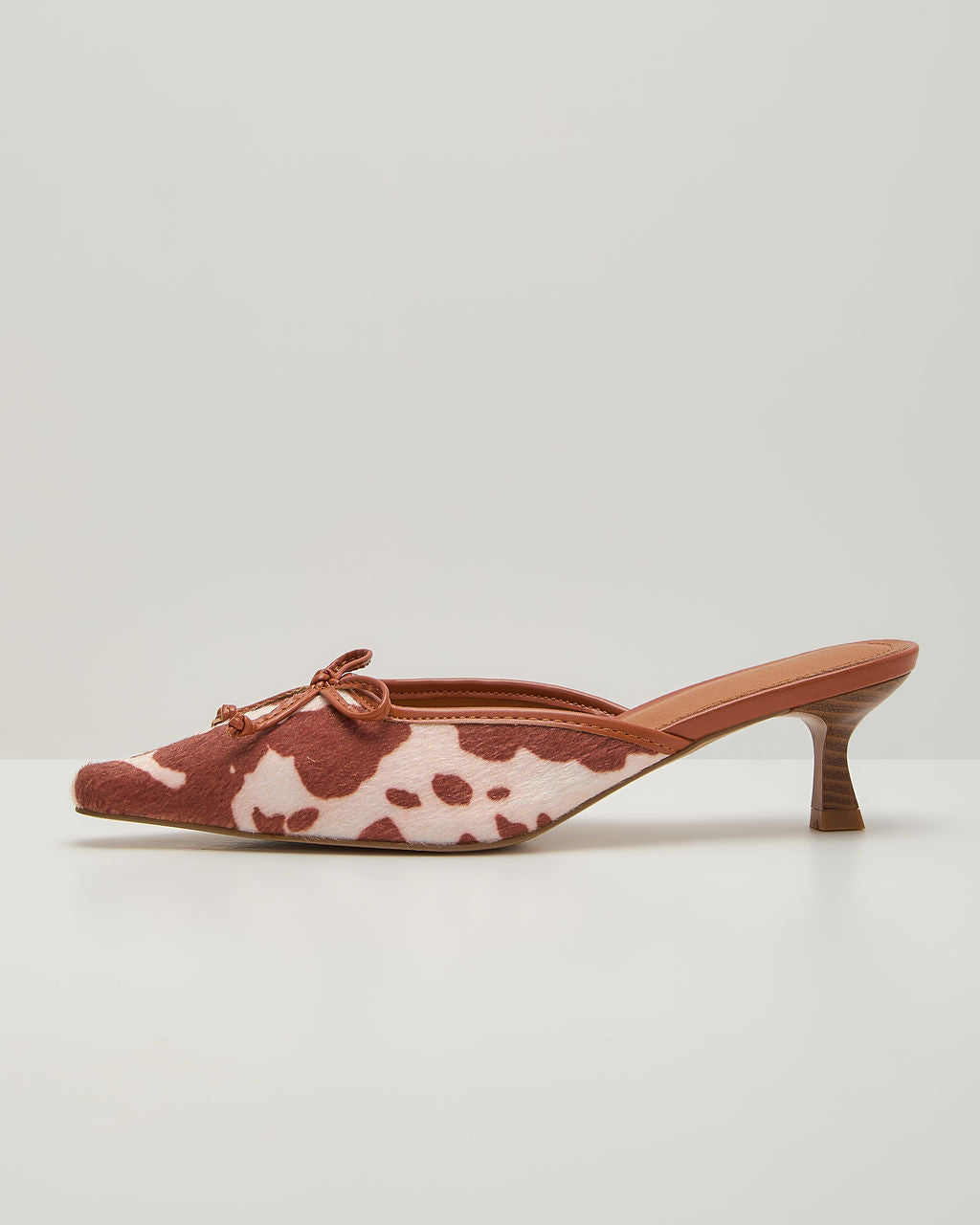 Heidi Animal Print Kitten Heel