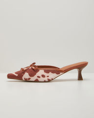 Heidi Animal Print Kitten Heel