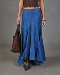 Farrow Denim Maxi Skirt