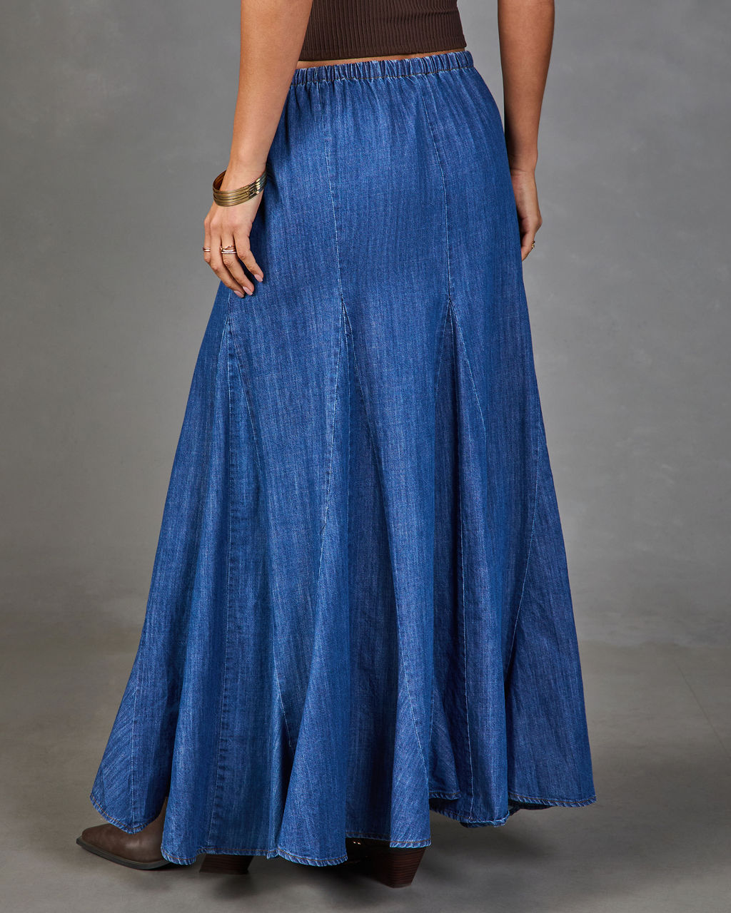 Farrow Denim Maxi Skirt