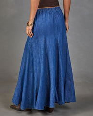 Farrow Denim Maxi Skirt