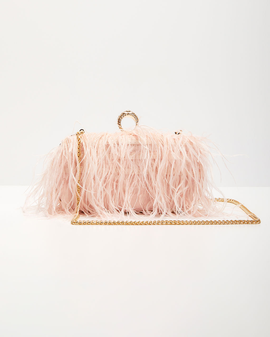 Emily Feather Clutch