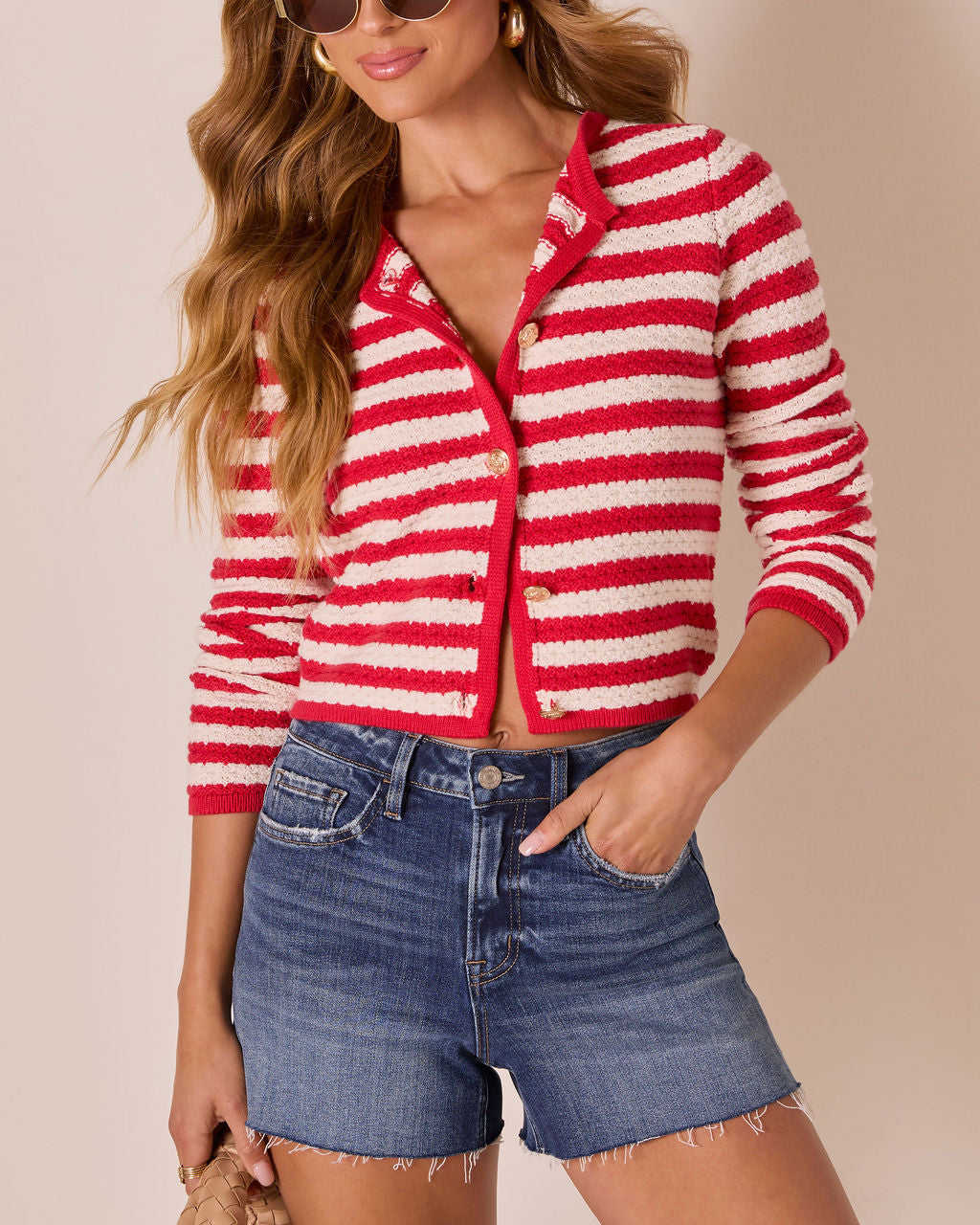 Tesley Striped Cardigan