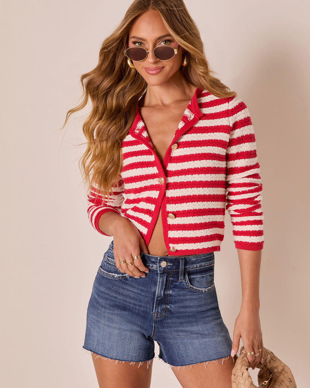 Tesley Striped Cardigan