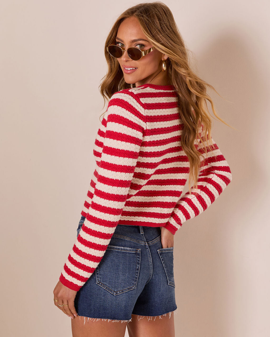 Tesley Striped Cardigan