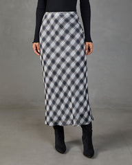 Keepsake Lane Plaid Midi Skirt