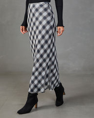Keepsake Lane Plaid Midi Skirt
