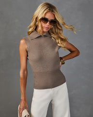 Easy Motion Knit Mock Neck Top