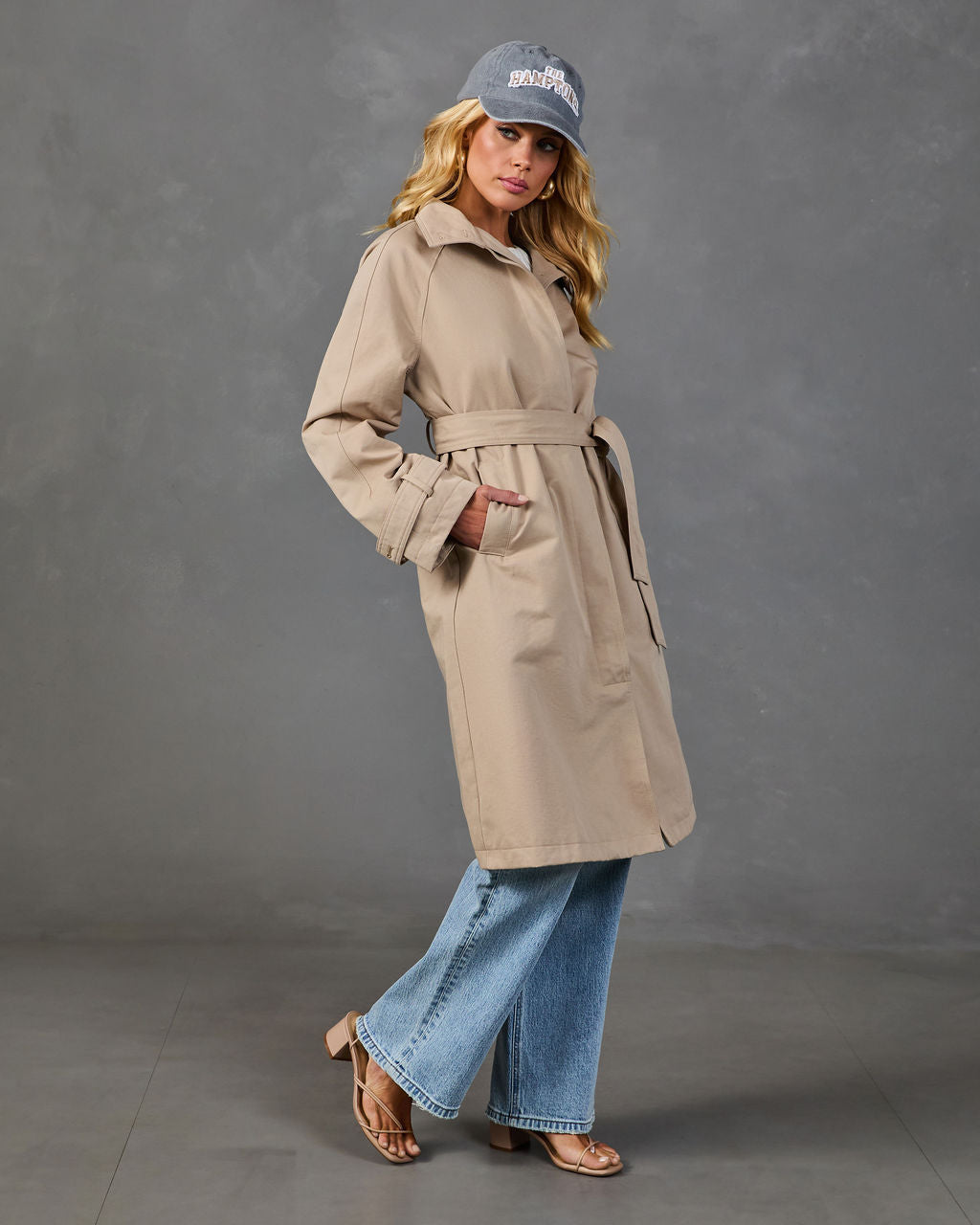 Daily Icon Waist Tie Trench Coat