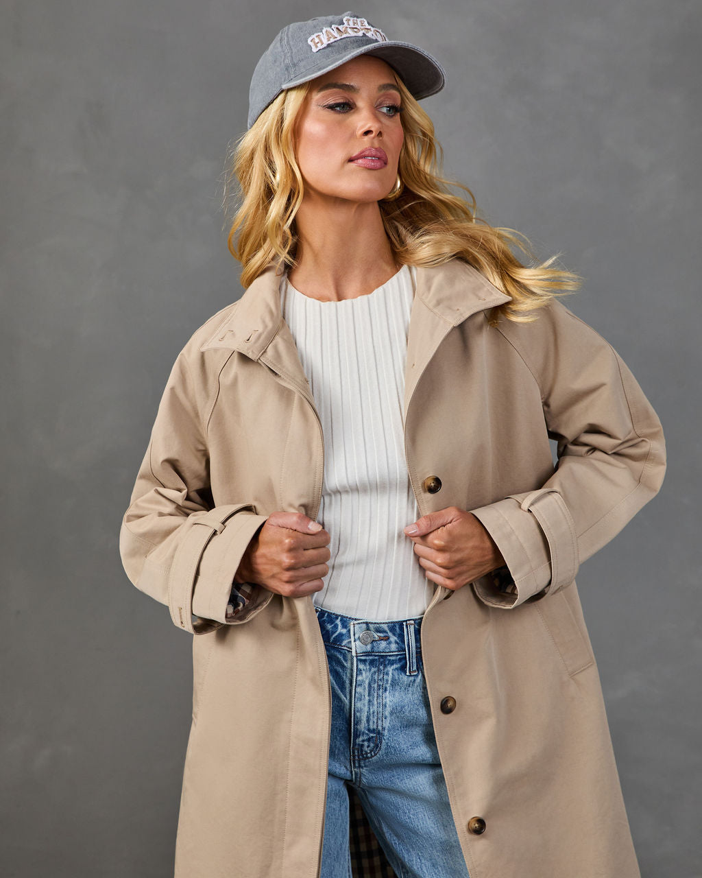 Daily Icon Waist Tie Trench Coat
