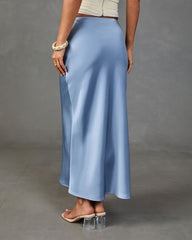 Lianna Satin Midi Skirt