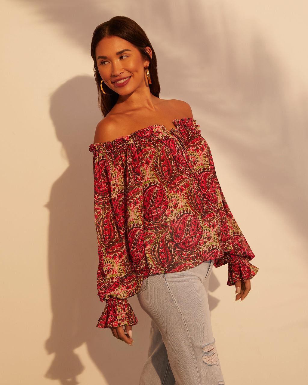 Brinley Off the Shoulder Blouse